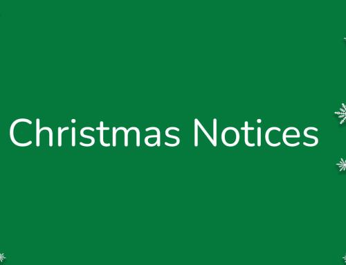 Christmas Notices 2022